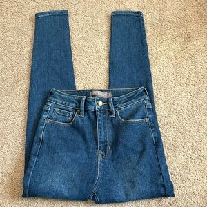 Shop Red Dress skinny jeans